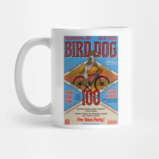 Bird Dog 100 Gravel Cycling Race Poster Mug